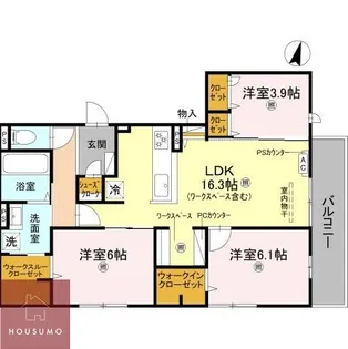 casa. FILANTE Ⅴ【202号室】の間取り