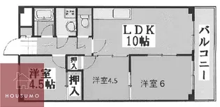 ヴィラみどり【1階】の間取り