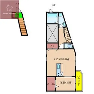 大阪府大阪市平野区加美南5丁目【アパート】の間取り
