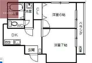 森ノ宮光栄マンション【603号室】の間取り