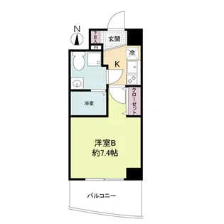 大阪府大阪市生野区桃谷2丁目【マンション】の間取り