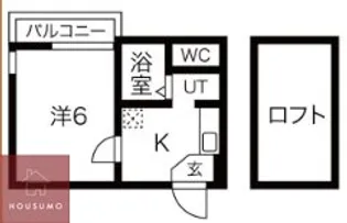 Alpha Stage APMⅡ【106号室】の間取り
