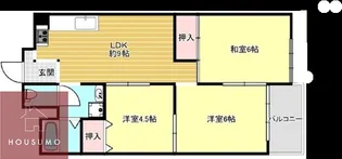 瑞光コーポ【424号室】の間取り