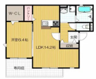 エトワールN’s【101号室】の間取り