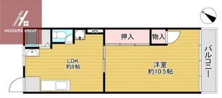 スペース八尾【206号室】の間取り