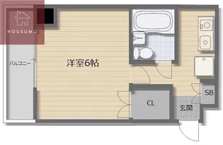 大阪府大阪市平野区流町3丁目【マンション】の間取り