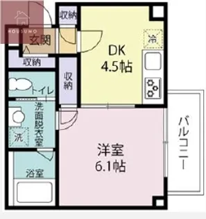 マンション桜【4階】の間取り