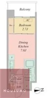 セレニテ新大阪エクラ【1206号室】の間取り