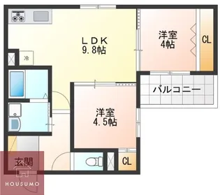 REGALO(リガロ)吹田【1階】の間取り