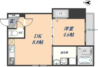 F mirai Dolly(エフミライドーリー)【102号室】の間取り