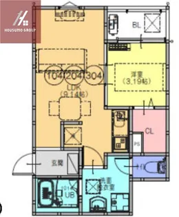 大阪府八尾市北本町3丁目【アパート】の間取り