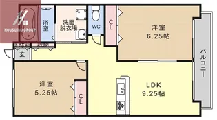 大阪府大阪市平野区瓜破東3丁目【アパート】の間取り