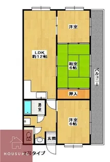 王谷マンション【3階】の間取り
