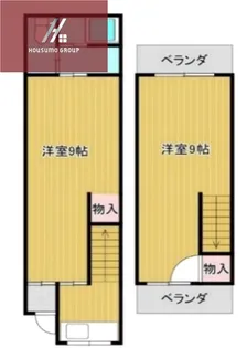 大阪府東大阪市若江本町1丁目【テラスハウス】の間取り
