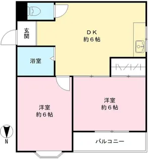 大阪府大阪市生野区小路3丁目【マンション】の間取り