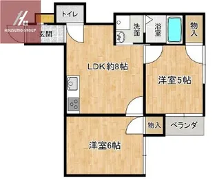 Rinon東山本新町【203号室】の間取り