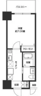 CASSIA豊中三国 【206号室】の間取り