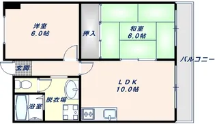 パルコート浅井【1階】の間取り
