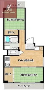 サカエマンション【4階】の間取り