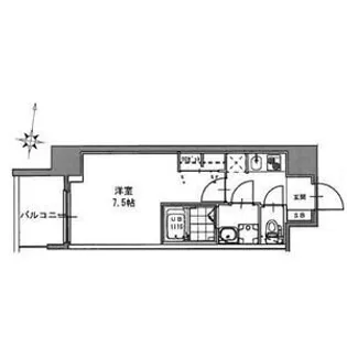 S-RESIDENCE新大阪WEST【12階】の間取り