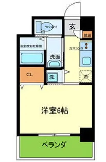プロスパー十三【202号室】の間取り