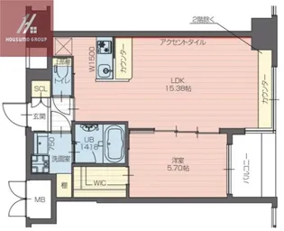 プレジオ長田【211号室】の間取り