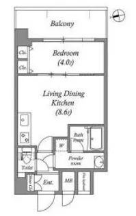 スプランディッドVII(セブン)【10階】の間取り