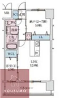 スプランディッドライズ新大阪ノース【2階】の間取り