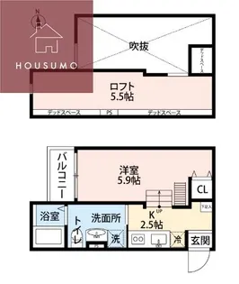 Y&Mアルタイル加納【103号室】の間取り