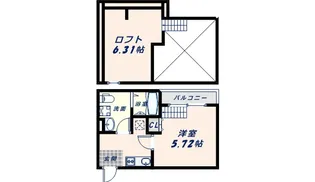 ディオーナ・コサカ【205号室】の間取り