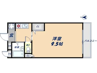 グランドール永和【2階】の間取り