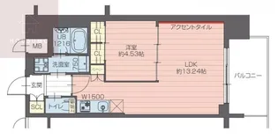 プレジオ永和ASIAN【3階】の間取り