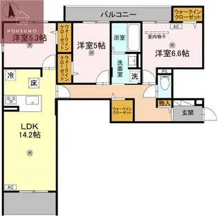 ナサハウス【105号室】の間取り