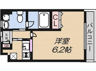 Ritz小阪【507号室】の間取り