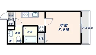 BG新深江【5階】の間取り