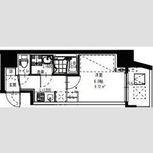 S-RESIDENCE小阪azure【9階】の間取り