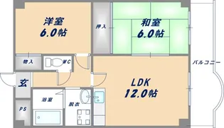 GRAND STEADY八戸ノ里【506号室】の間取り