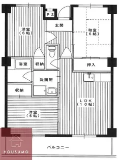 エクセル千里【3階】の間取り
