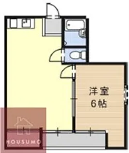サンモール木川【203号室】の間取り