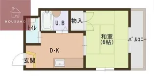 三和ハイツ【1階】の間取り