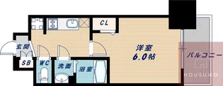 プレサンス新大阪ストリーム【9階】の間取り