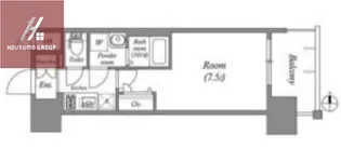 ファーストフィオーレ長田グランディール【1304号室】の間取り