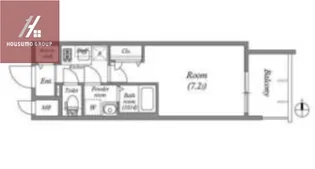ファーストフィオーレ長田グランディール【1407号室】の間取り