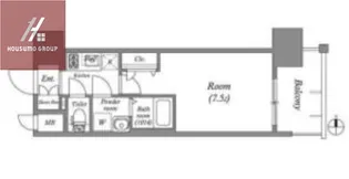 ファーストフィオーレ長田グランディール【1305号室】の間取り