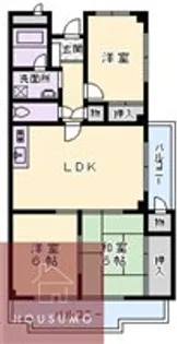 フローレンス緑地【501号室】の間取り