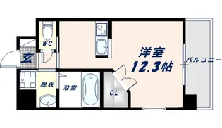 フェニックスクローブトモイ【601号室】の間取り