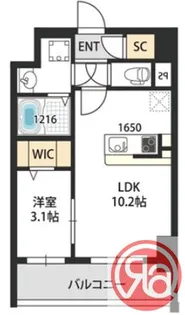 大阪府大阪市生野区林寺2丁目【マンション】の間取り