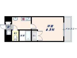 サンアーク深江橋 【6階】の間取り
