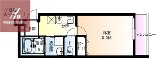 大阪府東大阪市俊徳町4丁目【アパート】の間取り