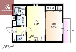 大阪府東大阪市俊徳町4丁目【アパート】の間取り